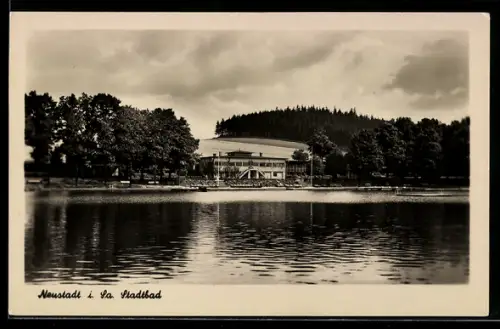 AK Neustadt i. Sa., Stadtbad