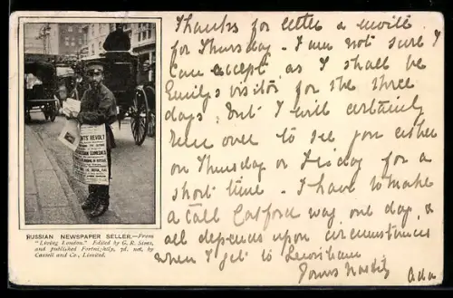 AK London, Russian Newspaper Seller