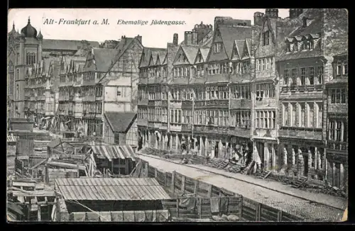 AK Frankfurt a. M., Ehemalige Jüdengasse