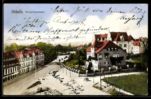 AK Döbeln, Partie in der Staupitzstrasse