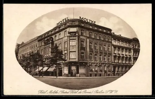 AK Berlin-Kreuzberg, Hotel Moltke, Gramd Hotel de Rome, Königgrätzerstr. 103