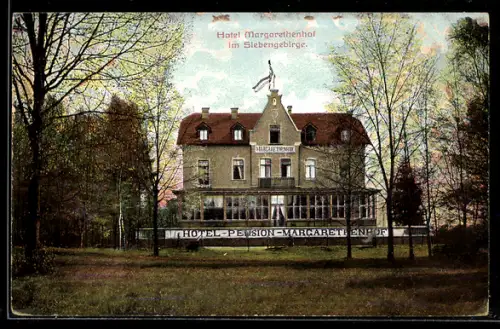 AK Königswinter, Hotel und Pension Margarethenhof, Ad. Stang