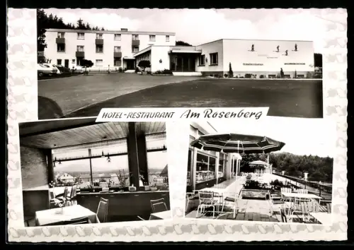 AK Hofheim /Taunus, Hotel-Restaurant Am Rosenberg, Inh. Herbert Remsperger