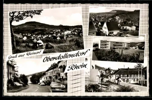 AK Oberdollendorf /Rhein, Weinort, Ortsansichten, Fachwerkhäuser, Wohnsiedlungen