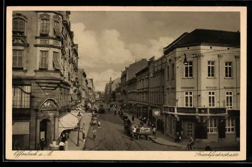 AK Offenbach a. M., Frankfurterstrasse