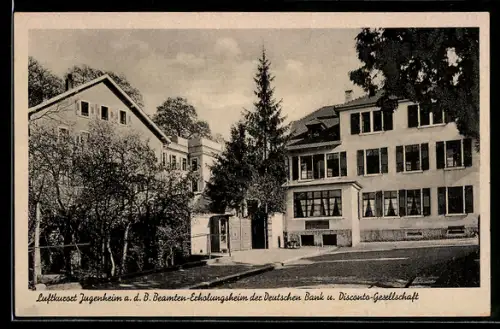 AK Jugenheim a. d. B., Beamten-Erholungsheim der Deutschen Bank und Disconto-Gesellschaft