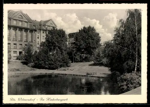 AK Berlin-Wilmersdorf, Im Hindenburgpark