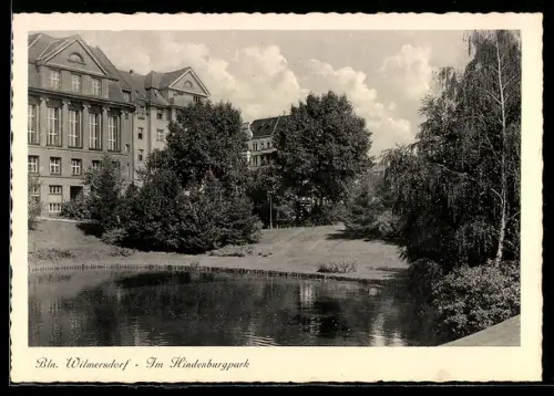 AK Berlin-Wilmersdorf, Im Hindenburgpark