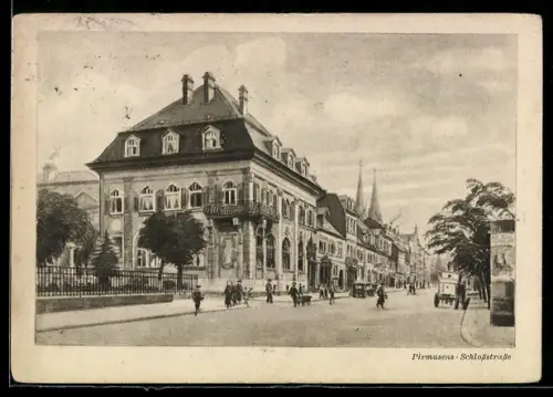AK Pirmasens, Blick in die Schlossstrasse
