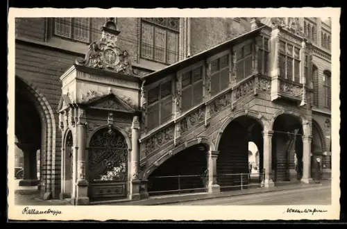 AK Lübeck, Rathaustreppe