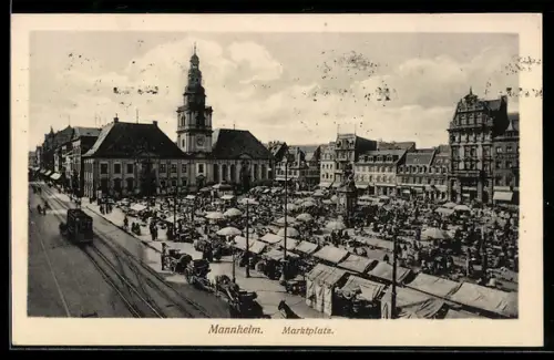 AK Mannheim, Marktplatz