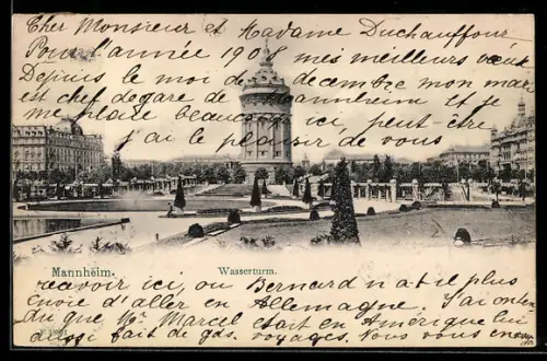 AK Mannheim, Wasserturm