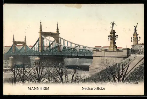 AK Mannheim, Neckarbrücke