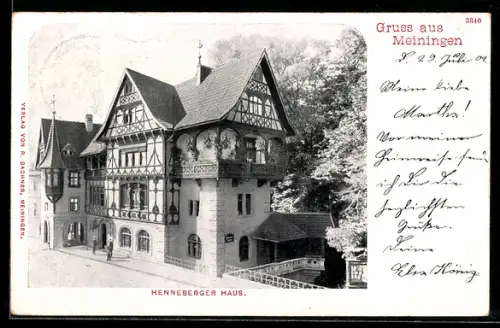 AK Meiningen, Henneberger Haus