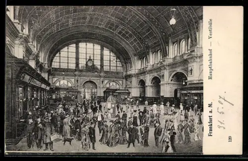 AK Frankfurt a. M., Hauptbahnhof, Vestibüle