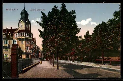 AK Rastatt, Bahnhofstrasse