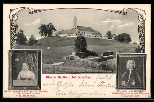 AK Reutberg bei Schaftlach, Kloster Reutberg, Anna Papafaba, Christian von Rahsfeldt