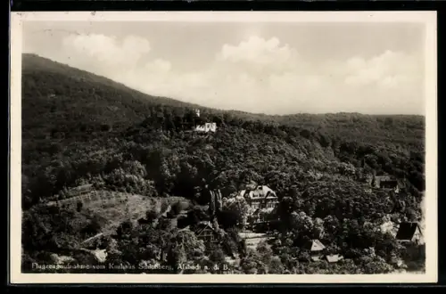 AK Alsbach a. d. B., Kurhaus Schlossberg, Gesamtansicht