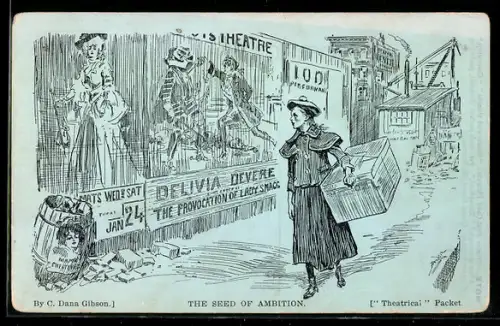 Künstler-AK Charles Dana Gibson: The Seed of Ambition