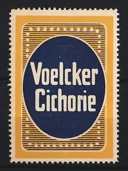 Reklamemarke Lahr / Baden, Voelcker Cichorie, Blauer Ovalrahmen