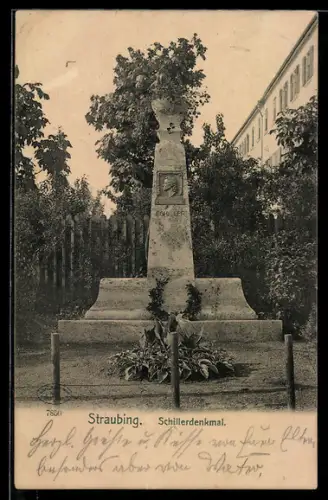AK Straubing, Schillerdenkmal