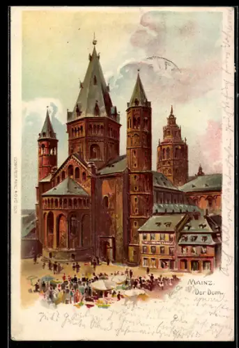 Lithographie Mainz, Dom