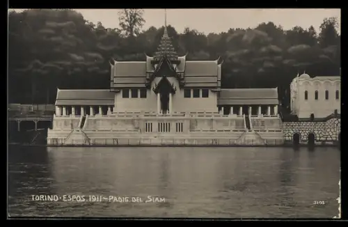 AK Torino, Esposizione 1911, Padiglione del Siam