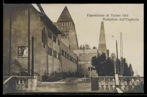 AK Torino, Esposizione 1911, Padiglione dell` Ungheria
