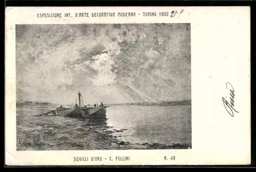 Künstler-AK Torino, Esposizione Internazionale d`Arte decorativa moderna 1902, Squilli d`Oro