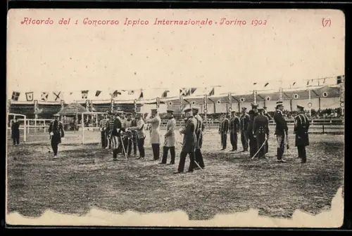 AK Torino, 1 Concorso Ippico Internazionale 1902, Ausstellung