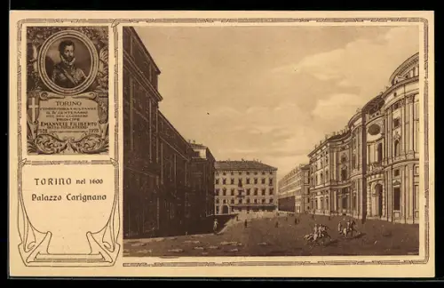 Künstler-AK Torino, IV Centenario Emanuele Filiberto X Anniversario della Vittoria, Feste Commemorative 1928