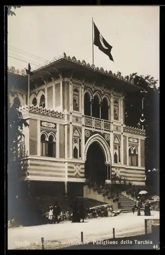 AK Torino, Esposizione 1911, Padiglione della Turchia