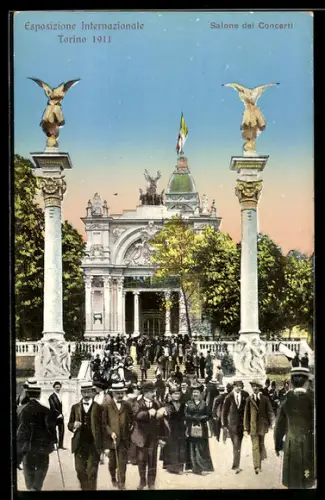 AK Torino, Esposizione 1911, Salone del Concerti