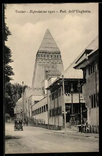 AK Torino, Esposizione 1911, Padiglione dell` Ungheria