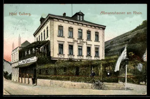 AK Assmannshausen am Rhein, Hotel Eulberg