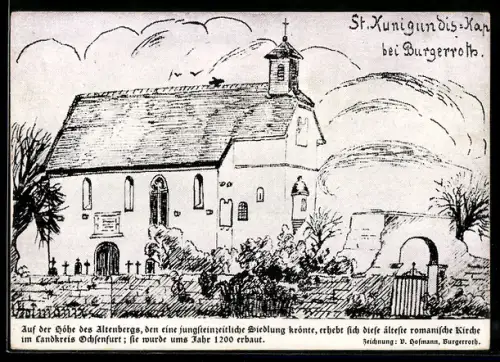 AK Ochsenfurt a. M., St. Kunigundis-Kapelle auf dem Altenberg