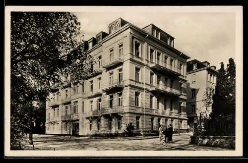 AK Wiesbaden, Das Haus am Kurpark, Paulinenstr. 19, Ferienheim für Handel und Industrie