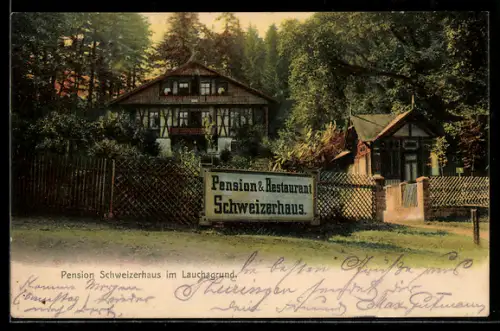 AK Tabarz, Pension & Restaurant Schweizerhaus im Lauchagrund