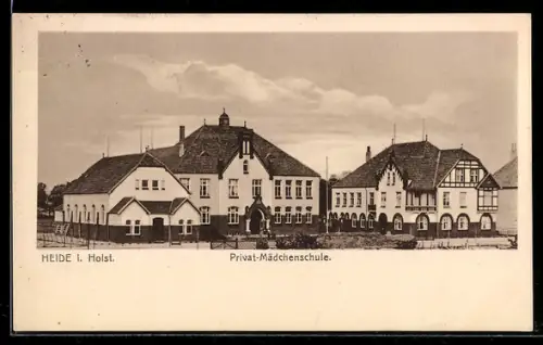 AK Heide i. Holst., Privat-Mädchenschule