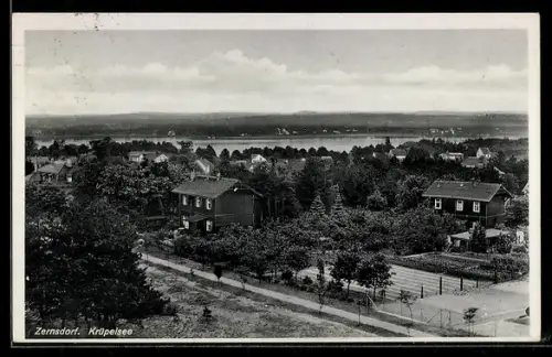 AK Zernsdorf, Panorama mit Krüpelsee