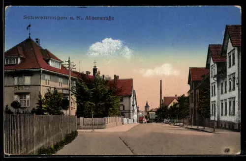 AK Schwenningen a. N., Alleenstrasse