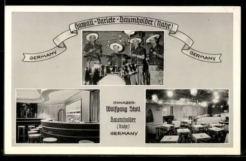 AK Baumholder /Nahe, Hawaii-Variete, Innenansichten, Band