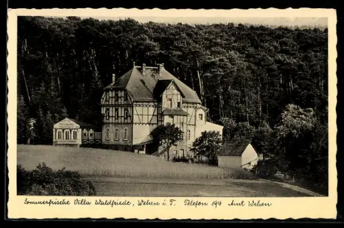 AK Wehen i. T., Hotel Villa Waldfriede Wilhelm Domm