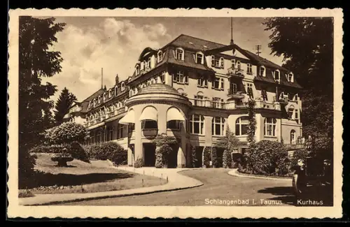AK Schlangenbad i. Taunus, Ansicht vom Kurhaus