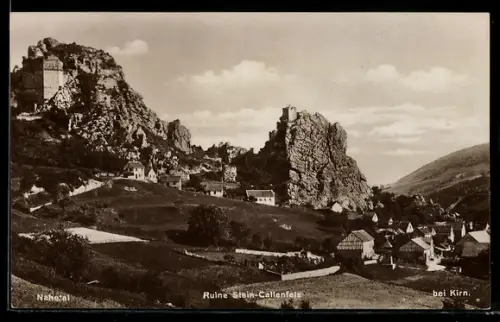 AK Kirn /Nahetal, Ansicht der Ruine Stein-Callenfels