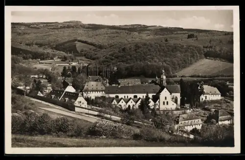 AK Hattenheim im Rheingau, Kloster Eberbach von Westen aus gesehen