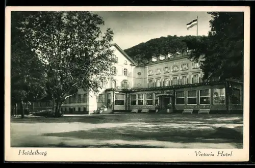 AK Heidelberg / Neckar, Victoria Hotel