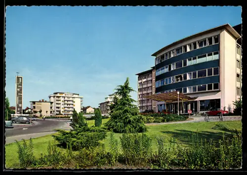 AK Offenbach /Main, Ketteler Krankenhaus und Markuskirche