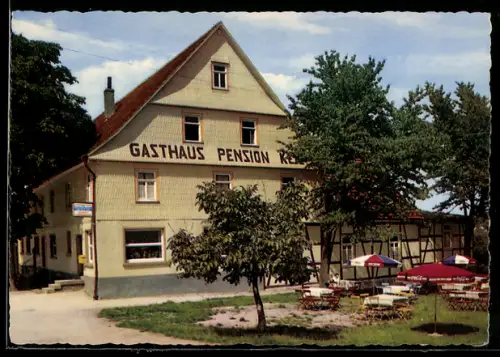 AK Tromm im Odw., Gasthaus und Pension Zur schönen Aussicht
