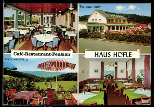 AK Juhöhe / Odw., Café-Pension-Restaurant Haus Höfle